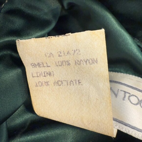 Vintage Jessica McClintock Gunne Sax velvet lace midi dress long sleeve SZ 13 - Picture 8 of 14